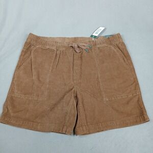 NWT Alpine Design Men'sXL Hike Corduroy Shorts Roasted Coffee 7" Brown